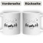 Personalisierte Emaille Camping Tasse Motorrad