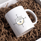 Personalisierte Emaille Camping Tasse "Kompass"