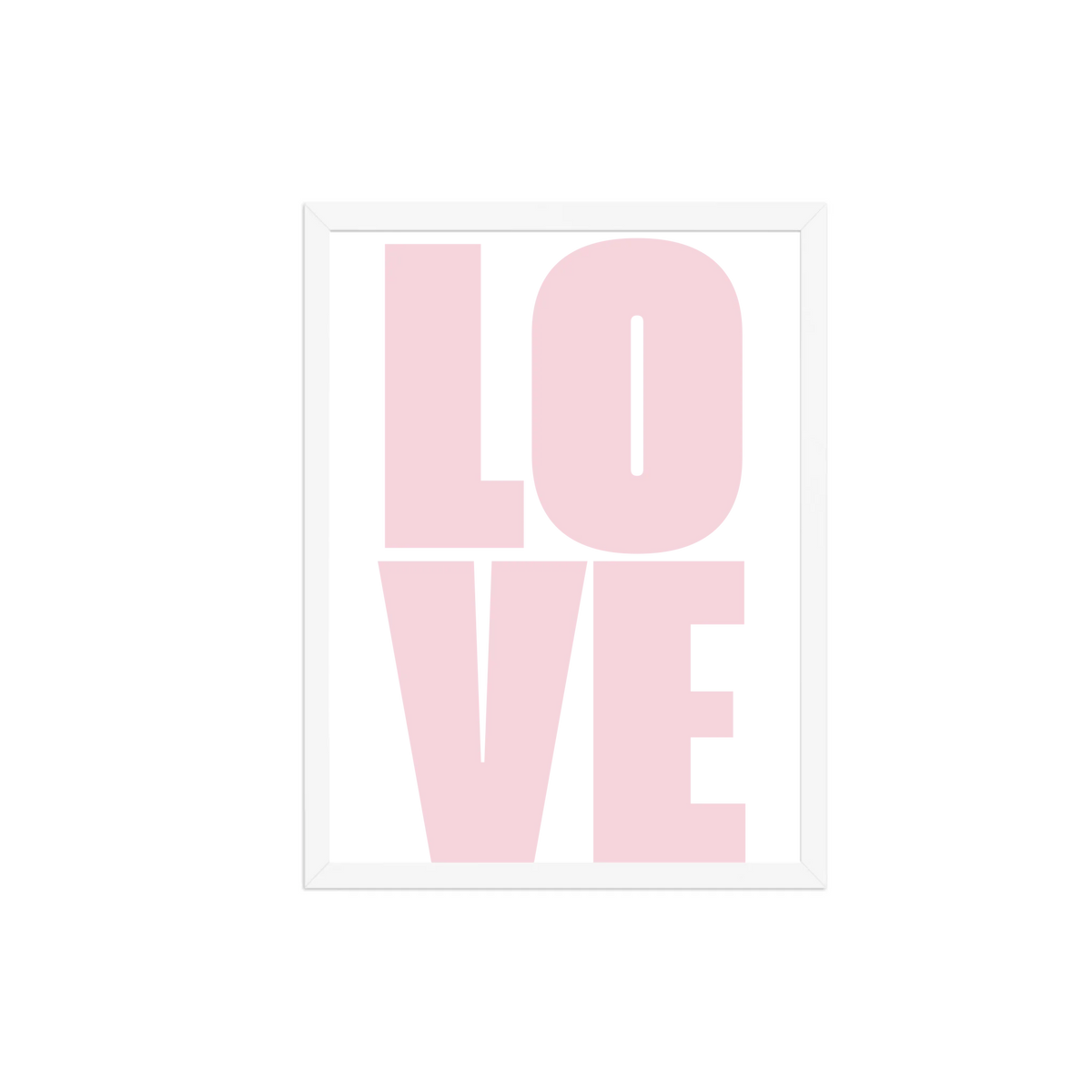Personalisiertes Abschlussposter mit Abschluss, Namen und Jahreszahl von Little Mathilda - weisser Bilderrahmen