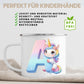 Geschenk zur Einschulung Personalisierte Tasse Schulkind 2025 von Little Mathilda Regenbogentasse mit Namen