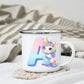 Personalisierte Einhorn Tasse mit Anfangsbuchstaben