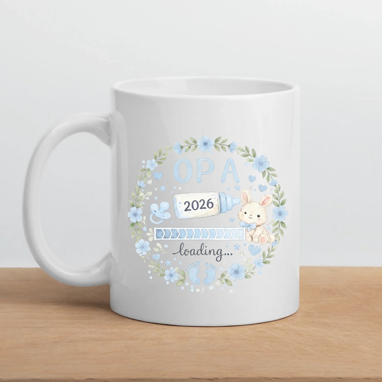 Keramik Tasse Schwangerschaft verkünden: Opa Loading...