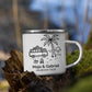 Emaille Camping Tasse Sommerurlaub