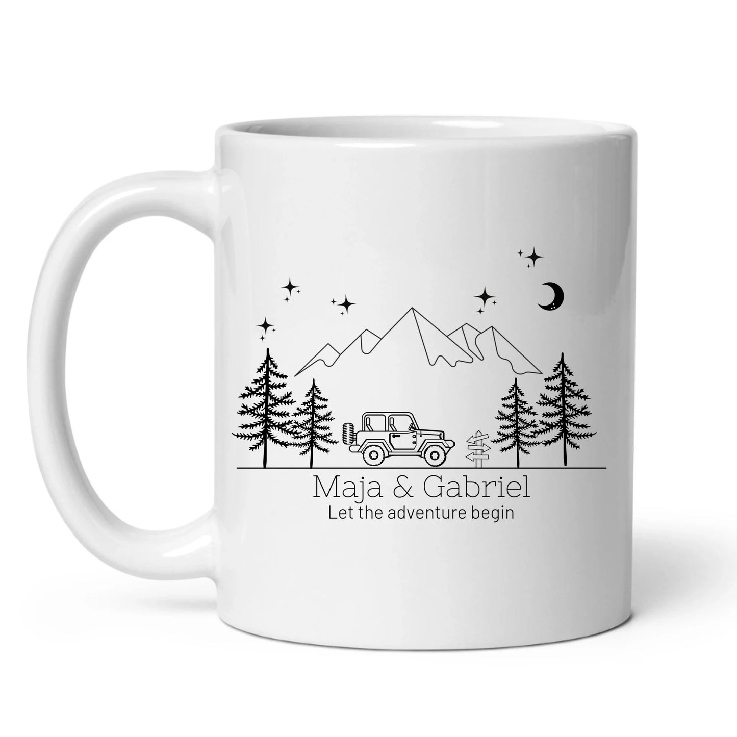 Emaille Camping Tasse Offroad Buddy