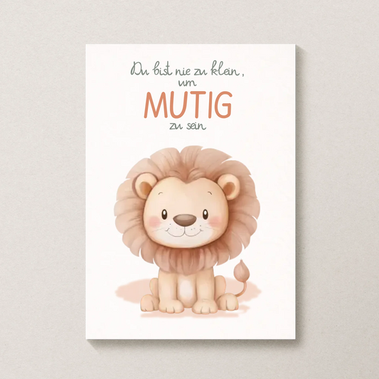 Personalisiertes Poster von Little Mathilda transparent