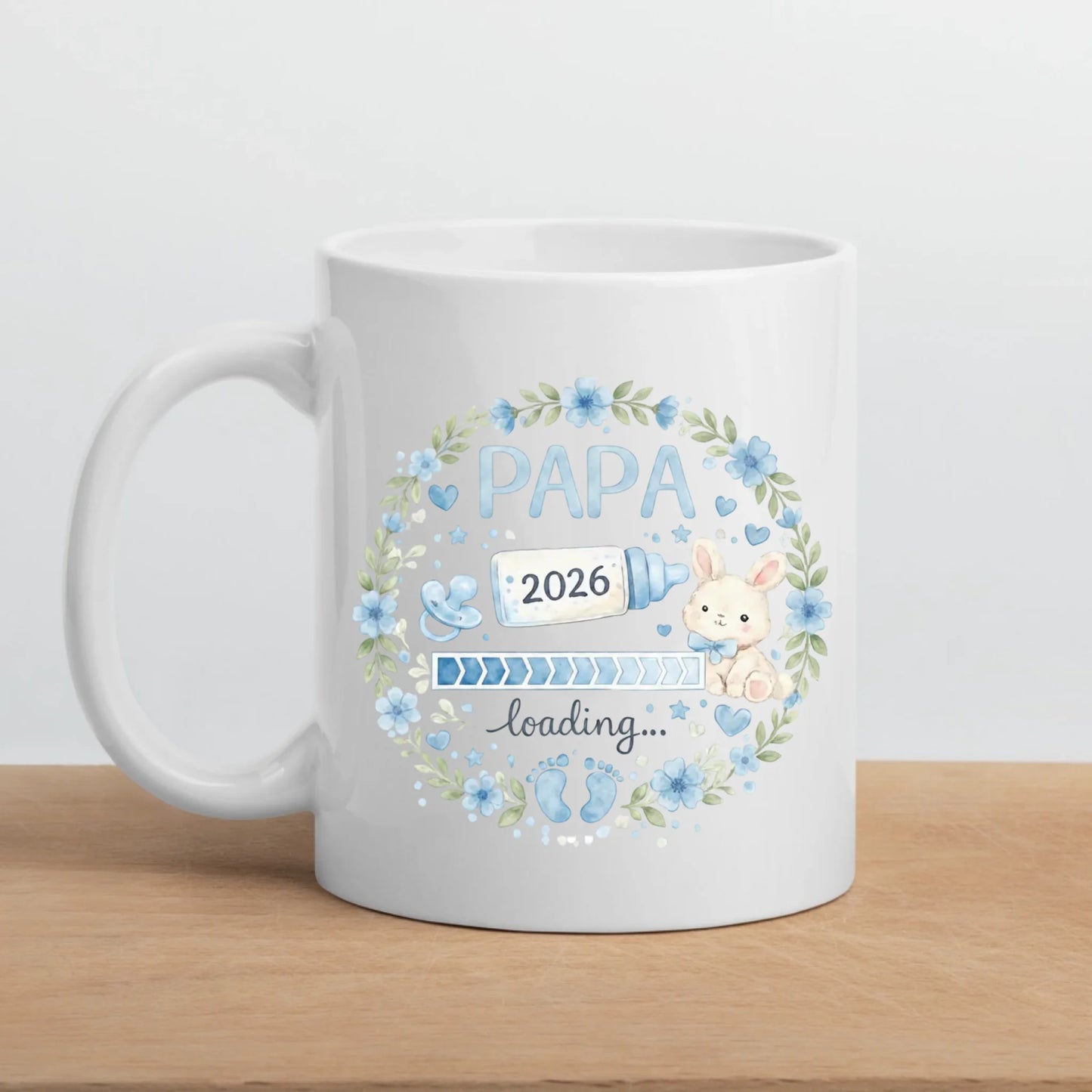 Keramik Tasse Schwangerschaft verkünden: Papa Loading...