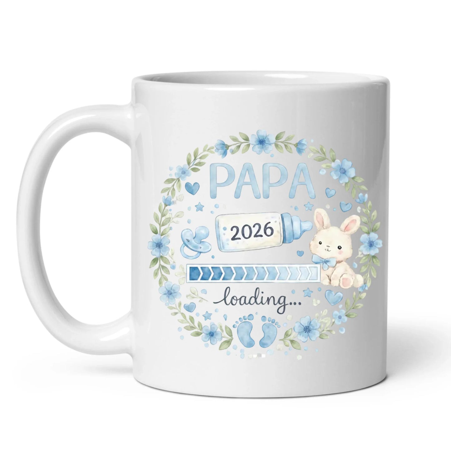 Keramik Tasse Schwangerschaft verkünden: Papa Loading...