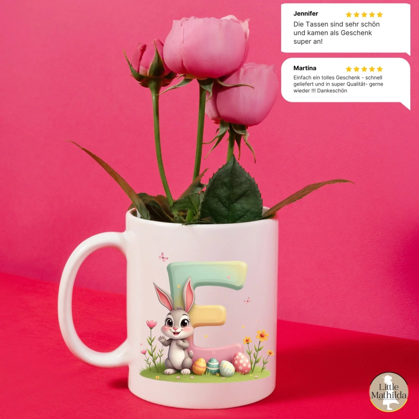 Personalisierte Keramik Tasse von Little Mathilda