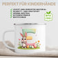 Geschenk zur Einschulung Personalisierte Tasse Schulkind 2025 von Little Mathilda Regenbogentasse mit Namen
