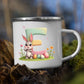 Personalisierte Kindertasse aus Emaille – bruchsicher, langlebig und recyclebar, perfekt für Kinderhände