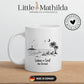 Personalisierte Emaille Camping Tasse am Strand