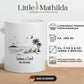 Personalisierte Emaille Camping Tasse am Strand