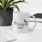 Personalisierte Emaille Camping Tasse Strandnacht am Lagerfeuer