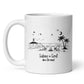 Personalisierte Emaille Camping Tasse Strandnacht am Lagerfeuer