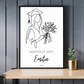 Personalisiertes Abschlussposter mit Abschluss, Namen und Jahreszahl von Little Mathilda 
