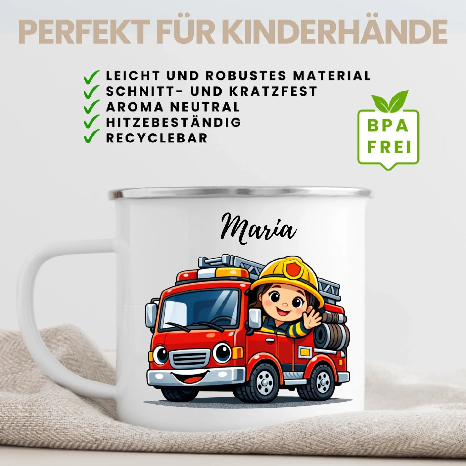 Geschenk zur Einschulung Personalisierte Tasse Schulkind 2025 von Little Mathilda Regenbogentasse mit Namen