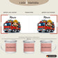 Kindertasse Weihnachten – liebevoll personalisierte Emaille Tasse mit Namen und winterlichem Design von Little Mathilda