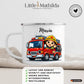 Personalisierte Kindertasse aus Emaille – hochwertige Kinderbecher mit Namen und Motiv selbst gestalten