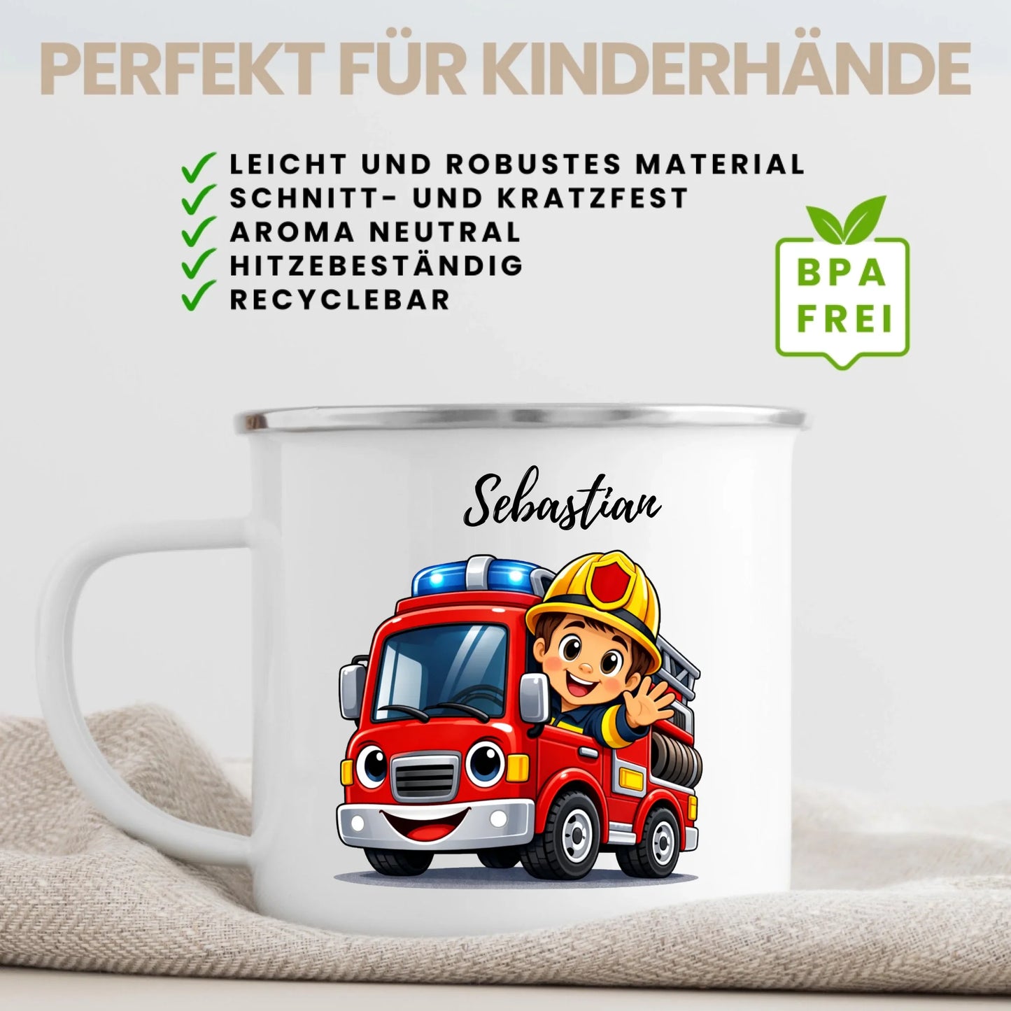 Geschenk zur Einschulung Personalisierte Tasse Schulkind 2025 von Little Mathilda Regenbogentasse mit Namen