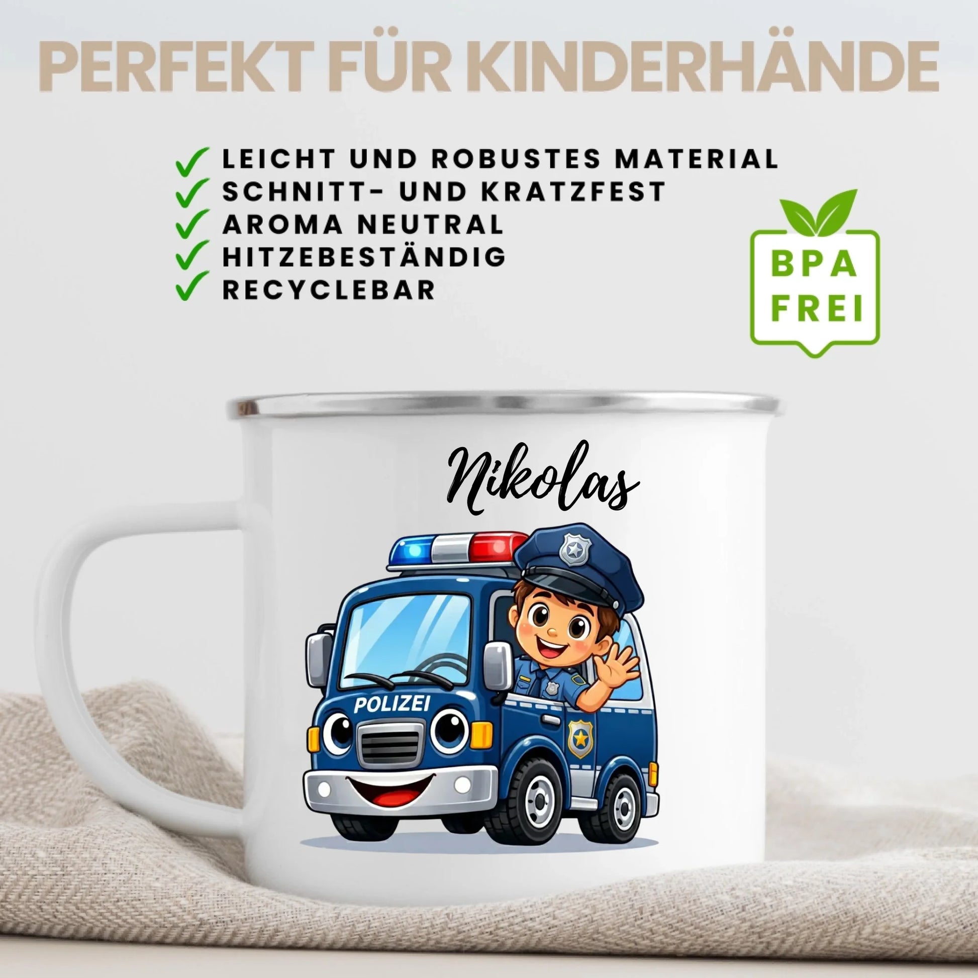 Geschenk zur Einschulung Personalisierte Tasse Schulkind 2025 von Little Mathilda Regenbogentasse mit Namen
