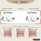 Detailaufnahme des Namensdrucks auf personalisierter Emaille Camping Tasse