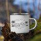 Personalisierte Camping Tasse mit Namen – Emaille oder Keramik – Geschenk für Camper, Wohnmobil & Vanlife