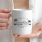 Personalisierte Camping Tasse mit Namen – Emaille oder Keramik – Geschenk für Camper, Wohnmobil & Vanlife