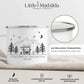 Personalisierte Emaille Camping Tasse Wohnmobil / Wohnwagen