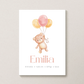 Personalisiertes Poster von Little Mathilda transparent