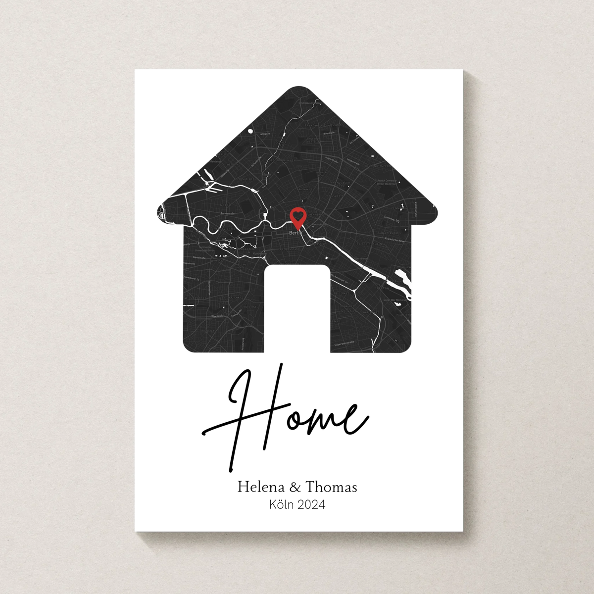 Personalisiertes Poster von Little Mathilda transparent