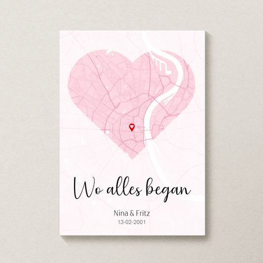 Personalisiertes Poster von Little Mathilda transparent
