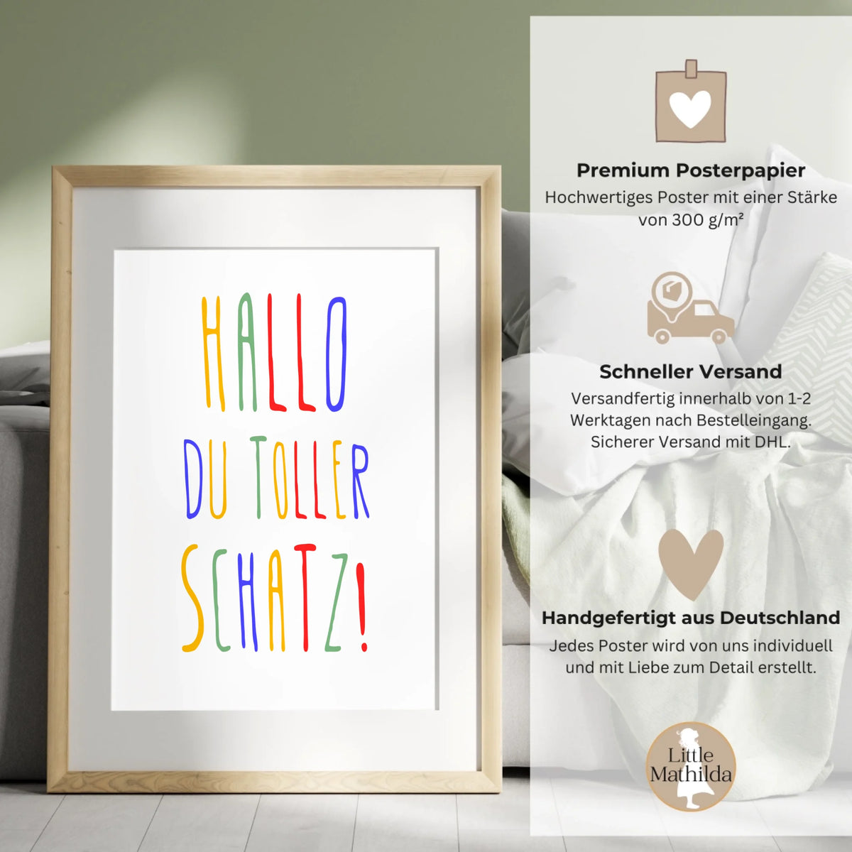 Personalisiertes Poster von Little Mathilda (2)