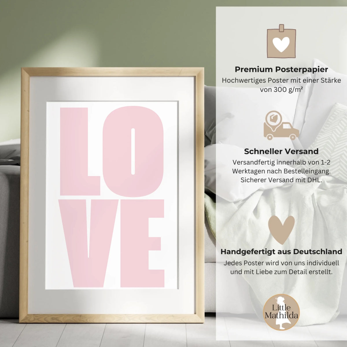 Personalisiertes Poster von Little Mathilda (2)