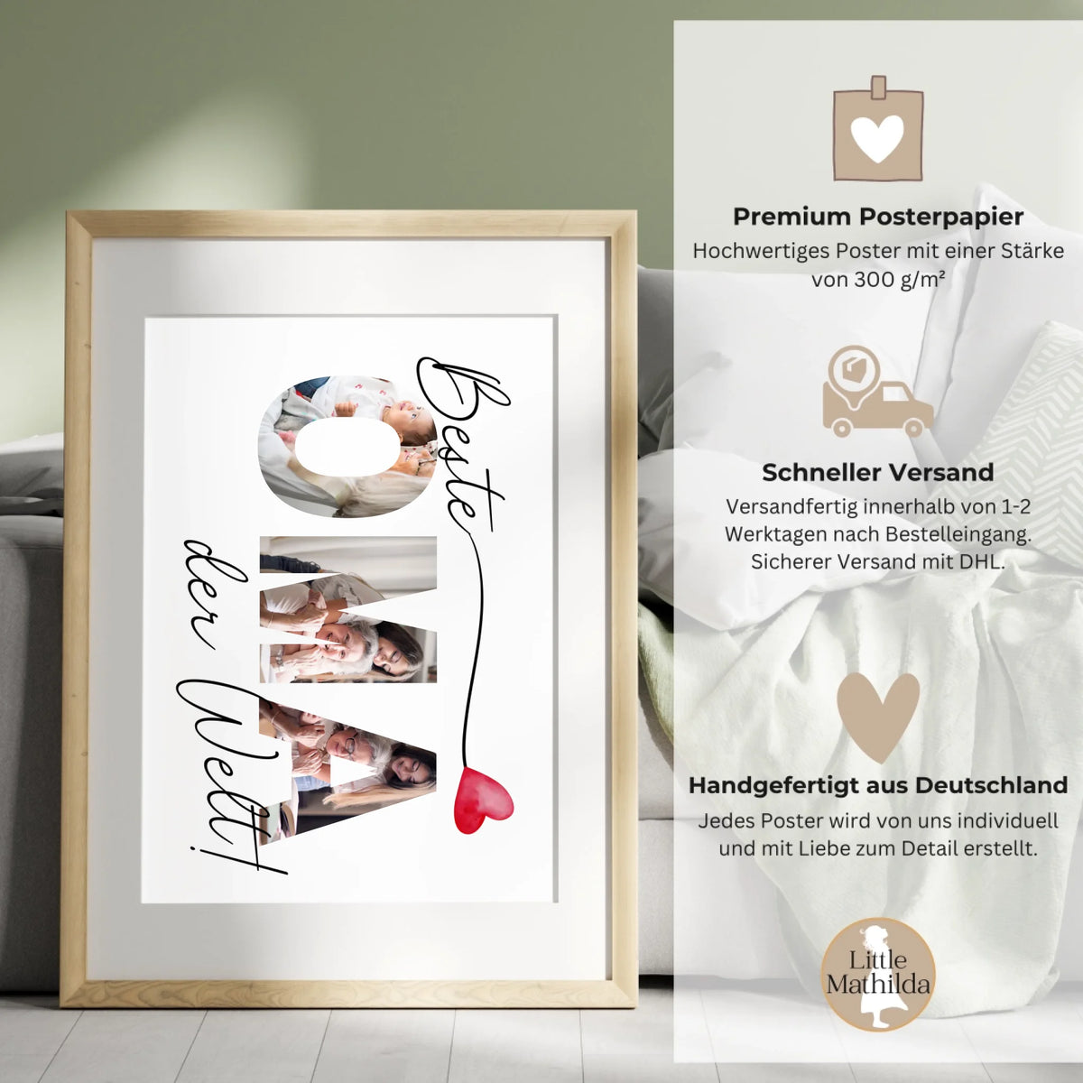 Personalisiertes Poster von Little Mathilda (2)