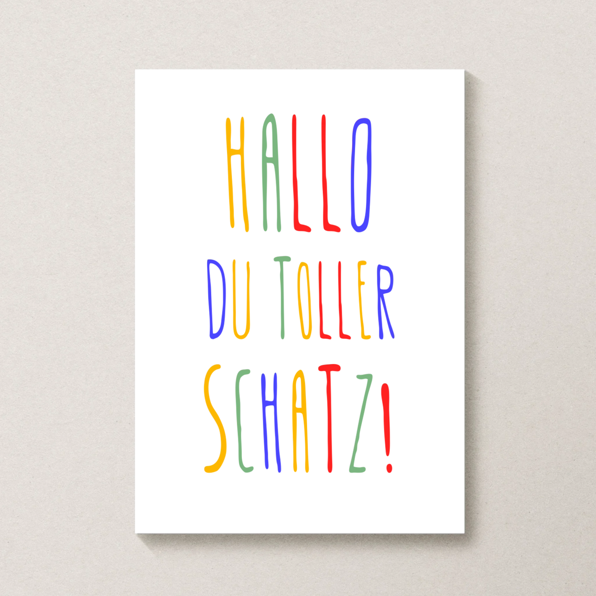 Personalisiertes Poster von Little Mathilda transparent