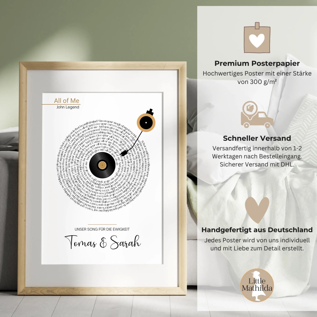 Personalisiertes Poster von Little Mathilda (2)