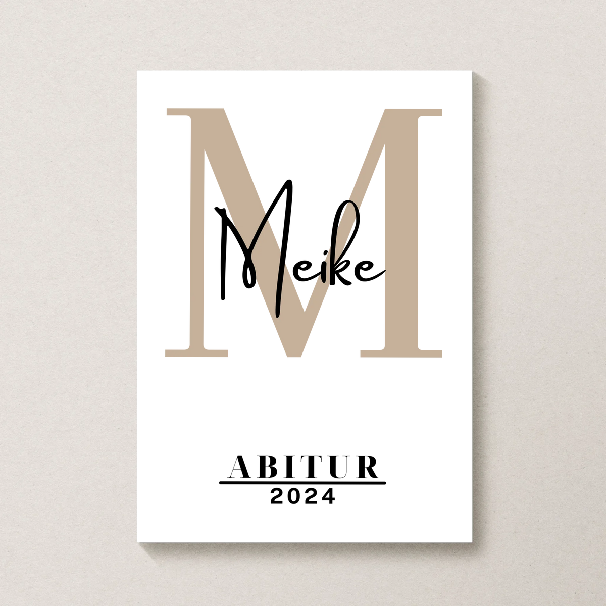 Personalisiertes Poster von Little Mathilda transparent