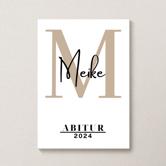 Personalisiertes Poster von Little Mathilda transparent