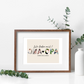 Personalisiertes Poster Beste Mama der Welt