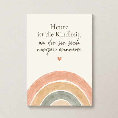 Personalisiertes Poster von Little Mathilda transparent