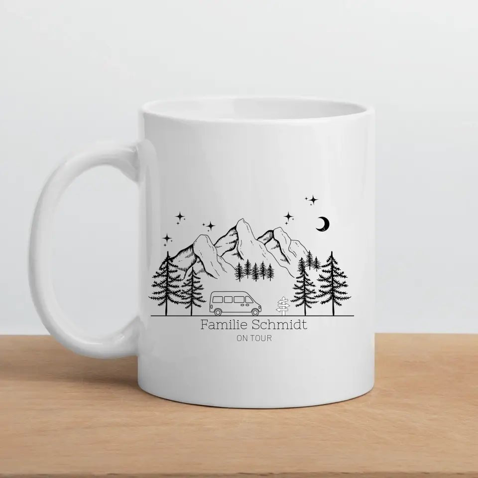 Camping Tasse "Mountains" Little Mathilda Little Mathilda Customizer
