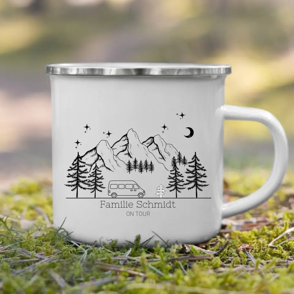 Camping Tasse "Mountains" Little Mathilda Little Mathilda Customizer