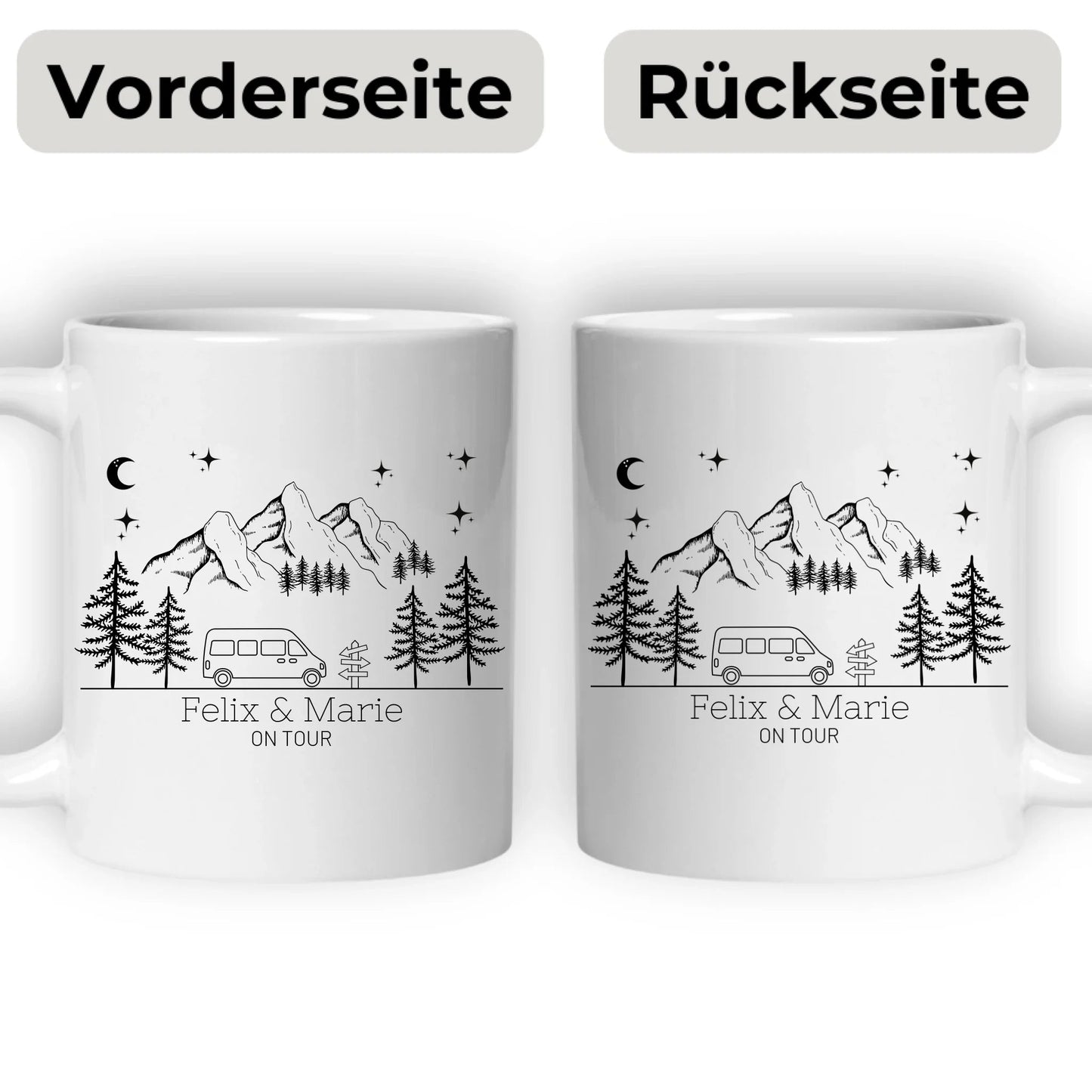Camping Tasse "Mountains" Little Mathilda Little Mathilda Customizer