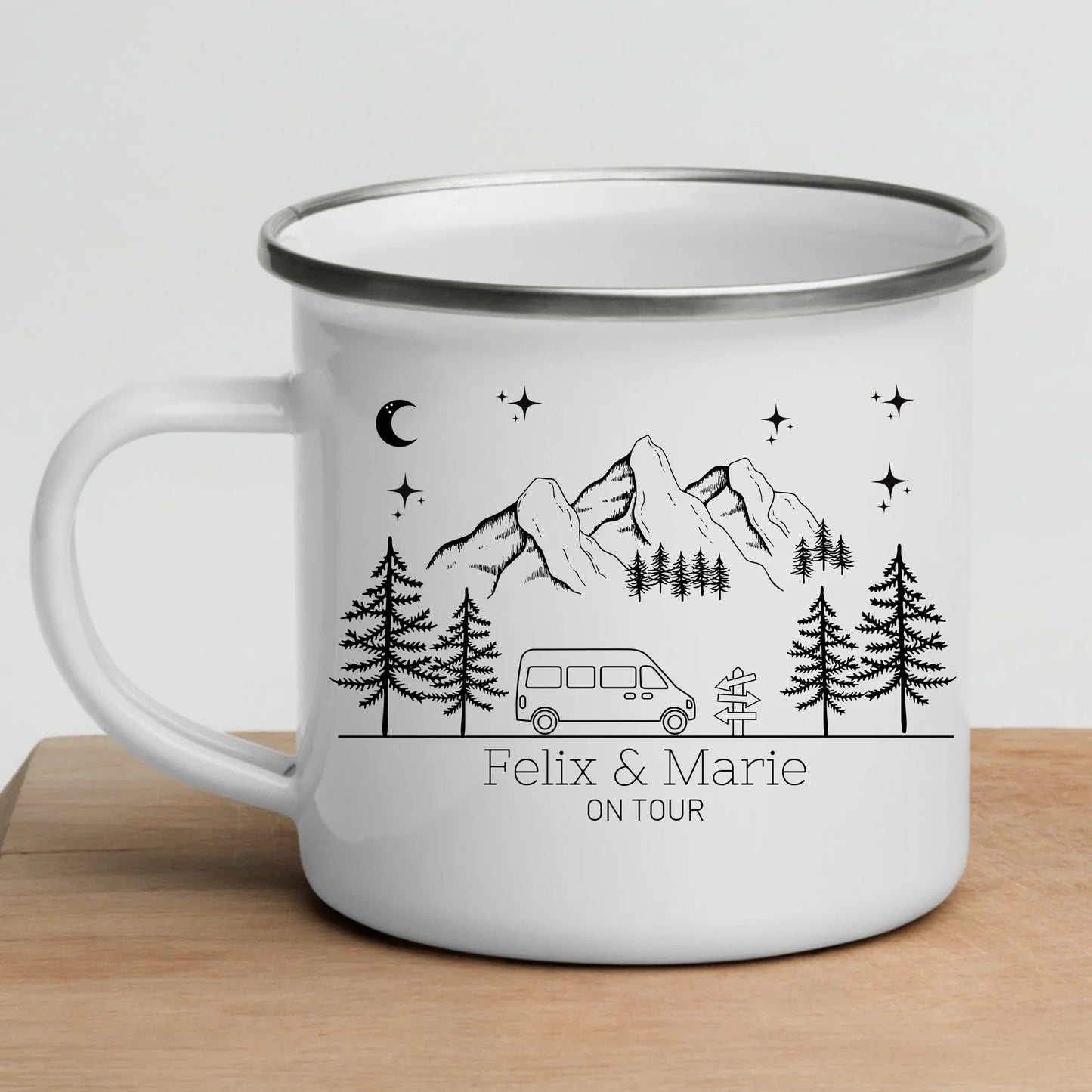 Camping Tasse "Mountains" Little Mathilda Little Mathilda Customizer