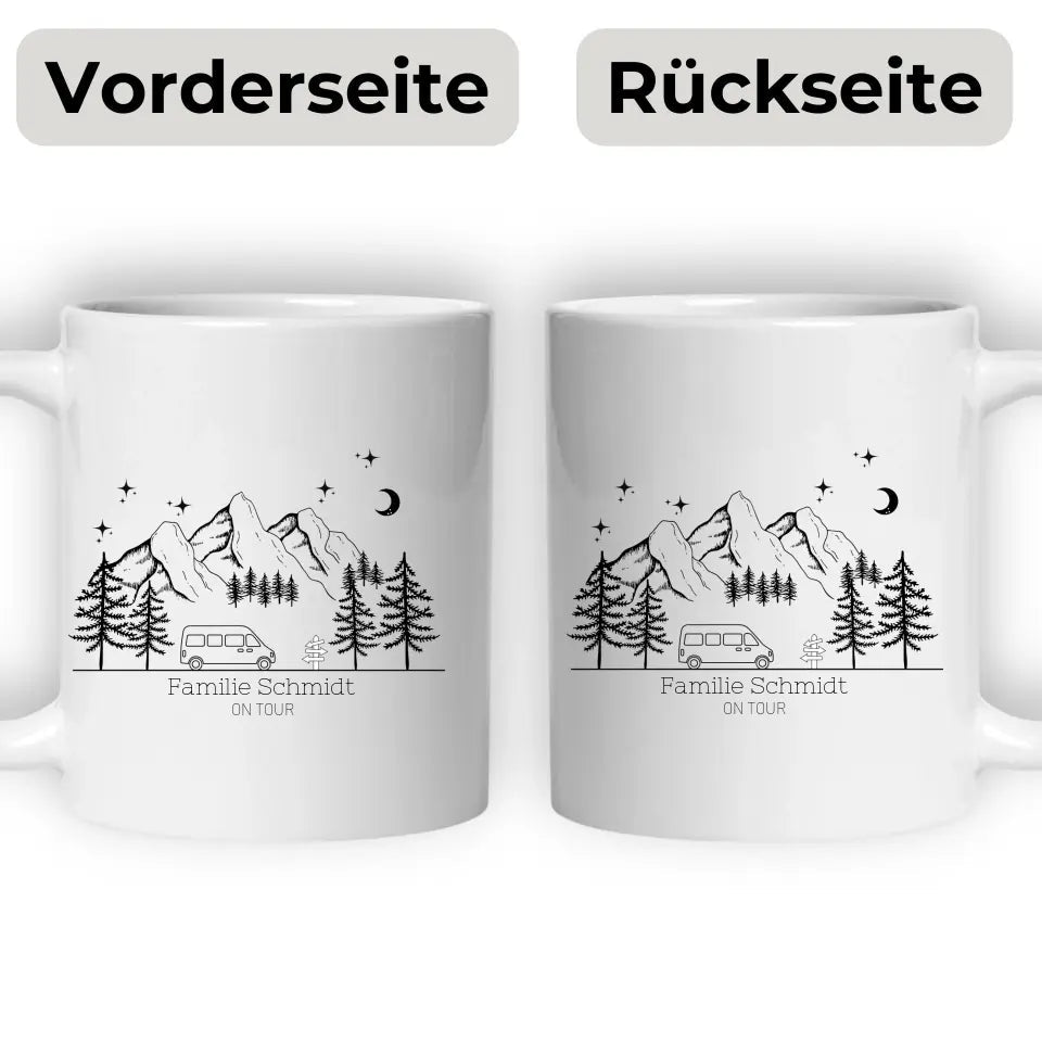 Camping Tasse "Mountains" Little Mathilda Little Mathilda Customizer
