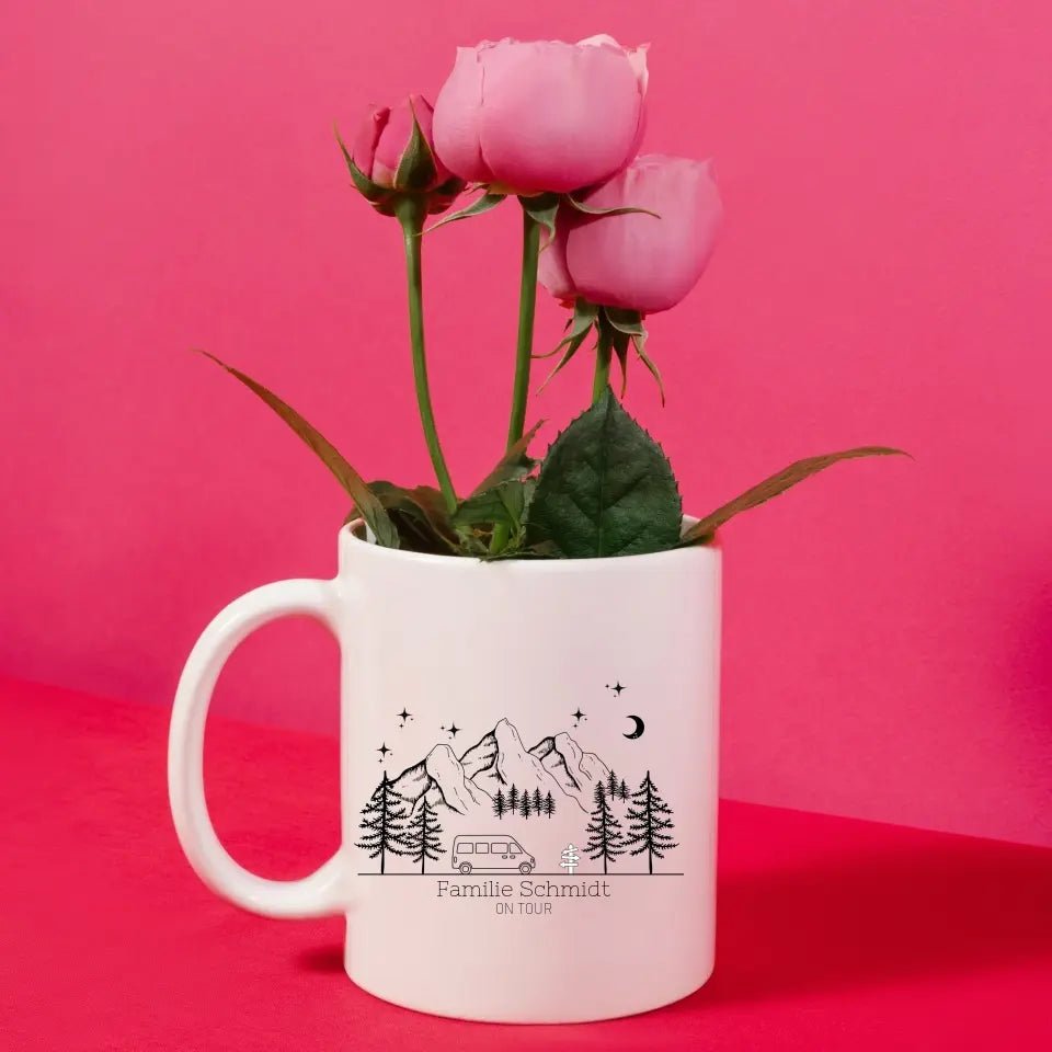 Camping Tasse "Mountains" Little Mathilda Little Mathilda Customizer