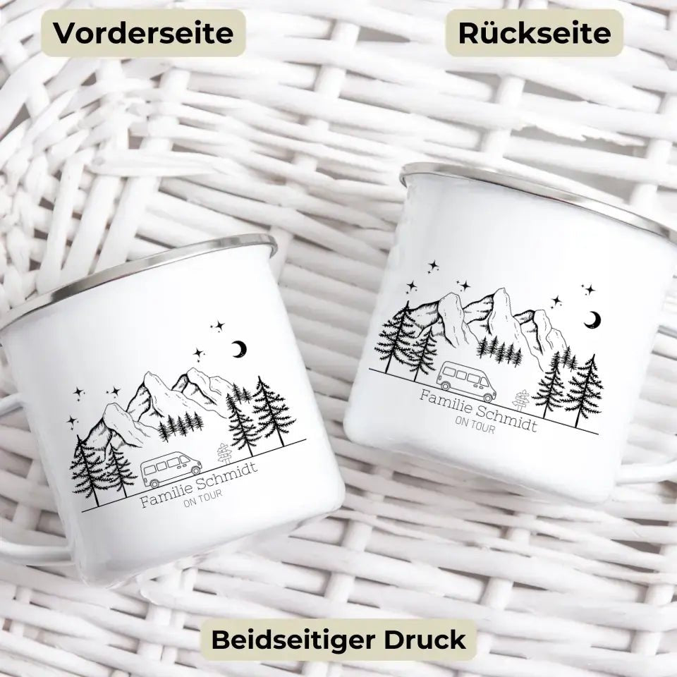 Camping Tasse "Mountains" Little Mathilda Little Mathilda Customizer