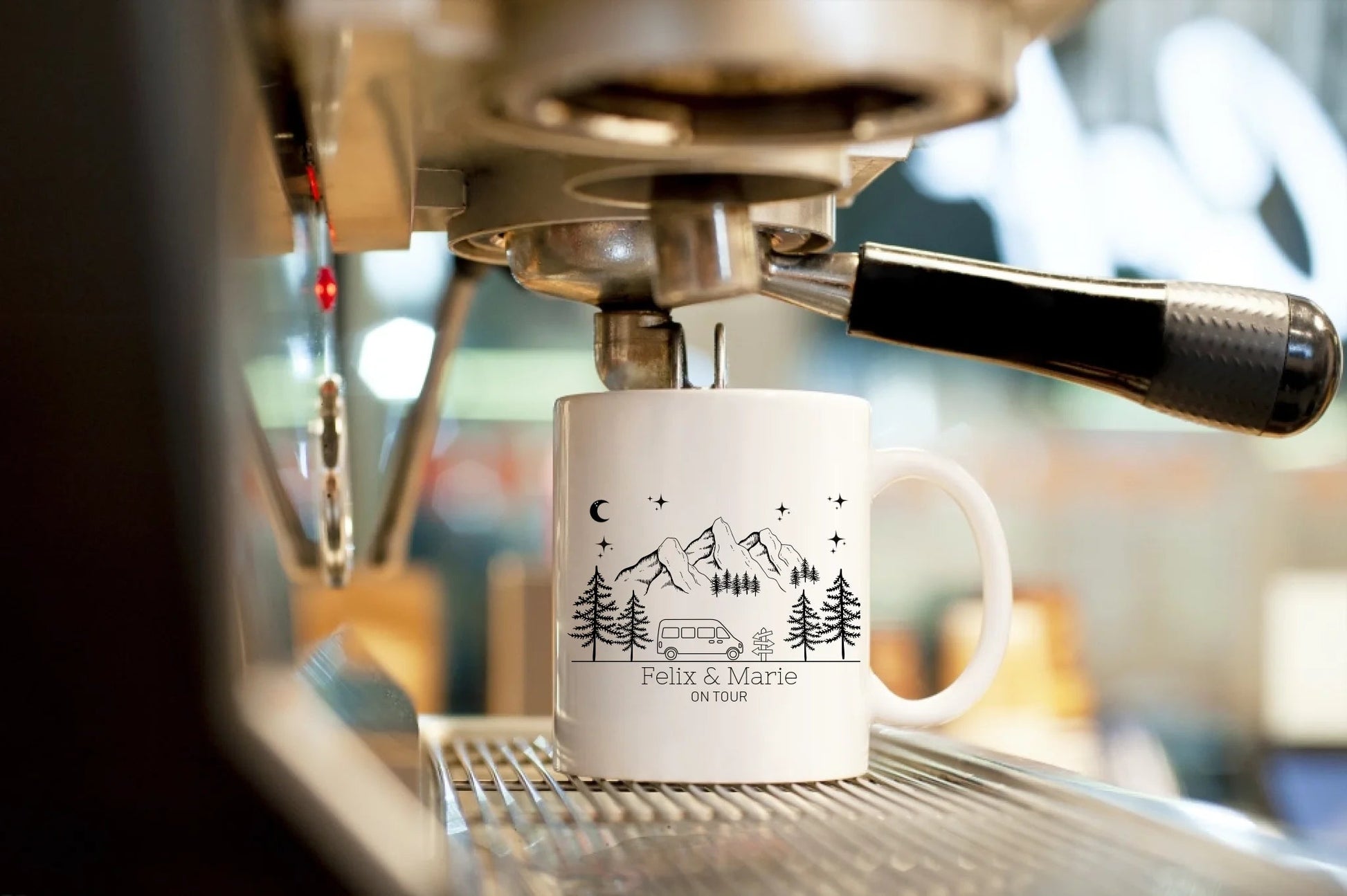 Camping Tasse "Mountains" Little Mathilda Little Mathilda Customizer