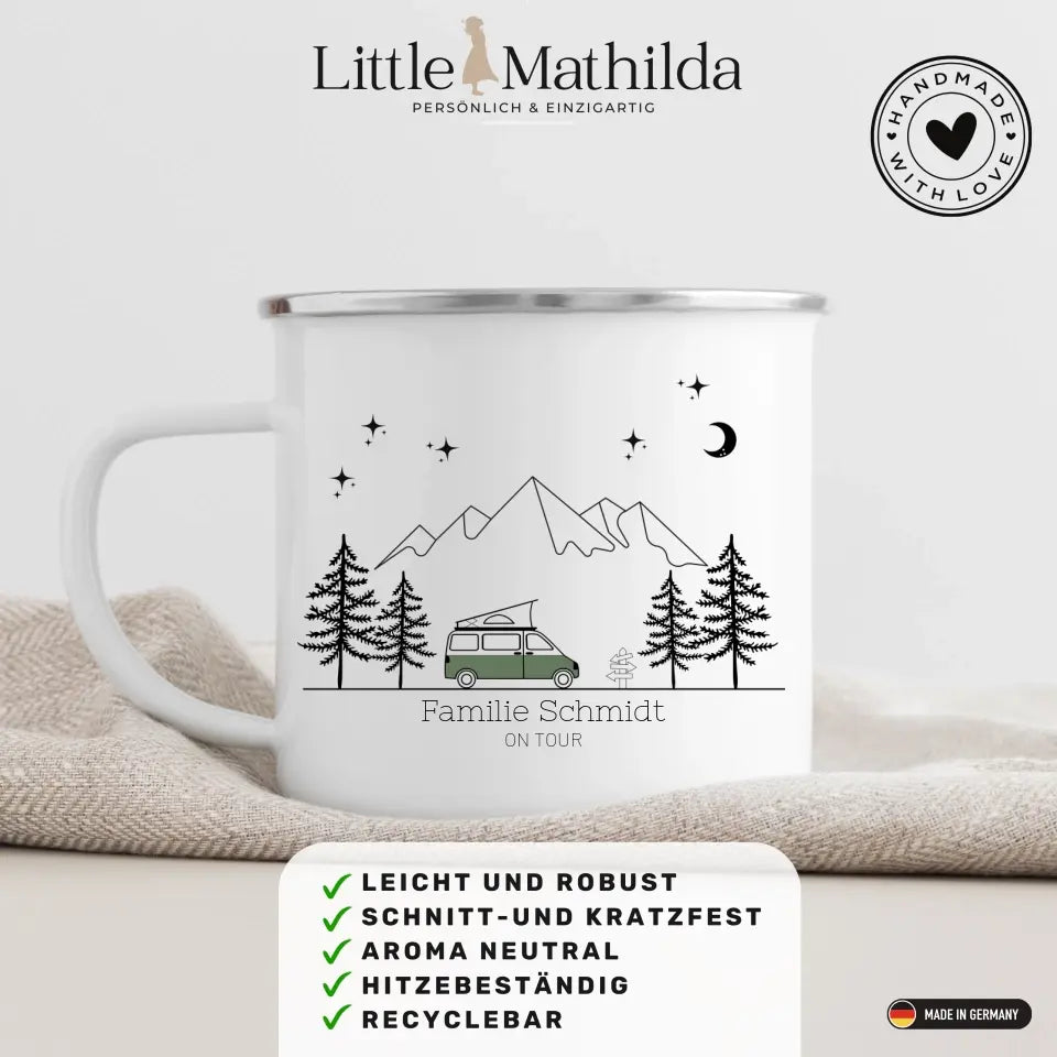 Camping Tasse "Van mit Aufstelldach" Little Mathilda Little Mathilda Customizer