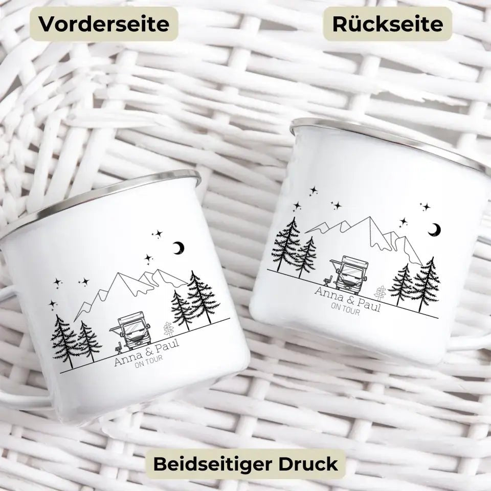 Emaille Camping Tasse Wohnmobil Little Mathilda Little Mathilda Customizer